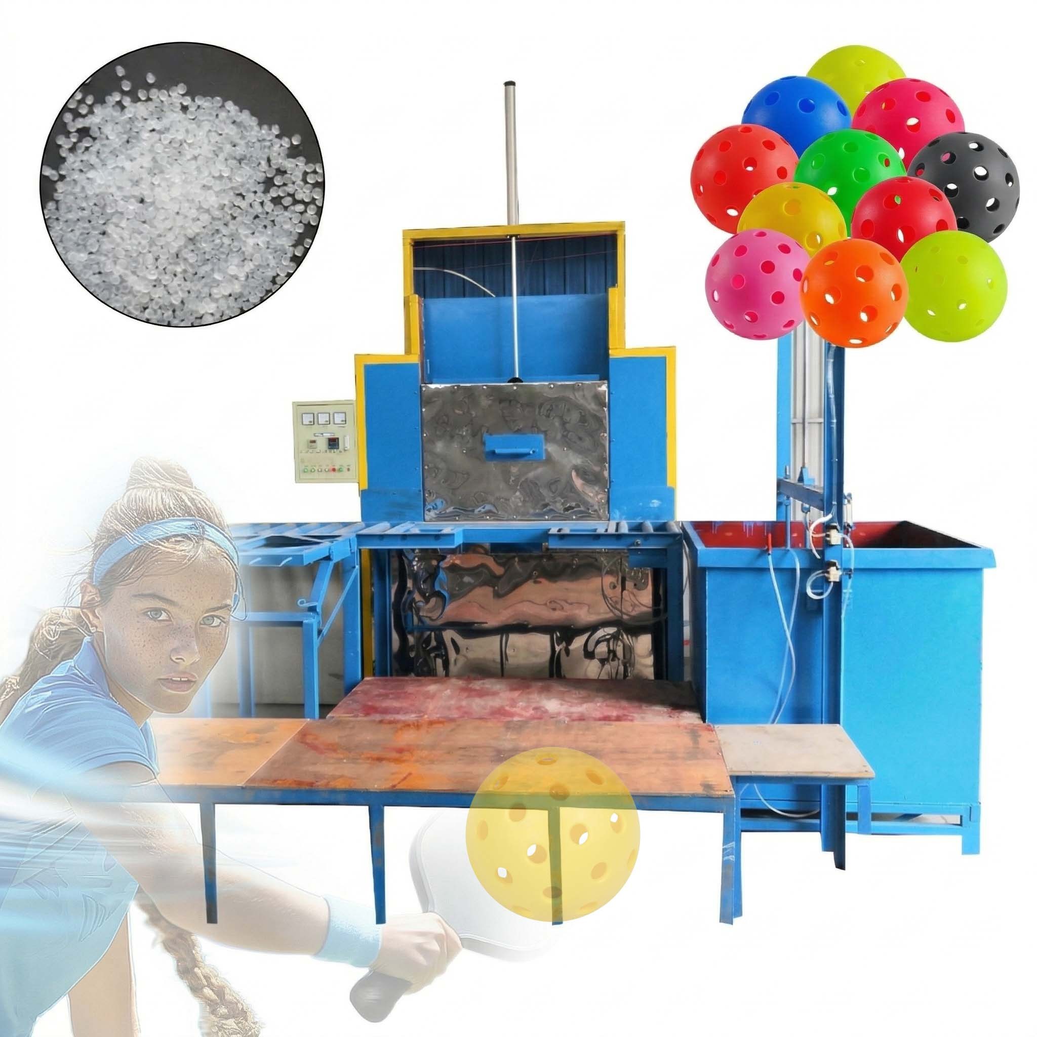 Precision PLC Control Automatic Ball Making Machine Durable Professional Pickleball Manufacturing Machine for Sports Equipment