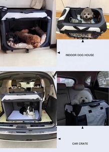 Collapsible Oxford <strong>Soft</strong> <strong>Dog</strong> <strong>Crate</strong> Zipper Portable Travel <strong>Crate</strong> for Large <strong>Dogs</strong> Foldable Indoor/Outdoor Car Travel Customized - Product Image 5