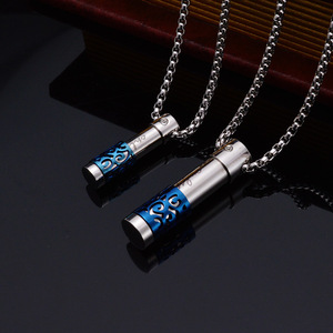 <b>Diffuser</b> Aromatherapy Pendant Essential Oil Container Pendant Locket Jewelry Stainless Steel Perfume <b>Bottle</b> Pendant - Product Image 4
