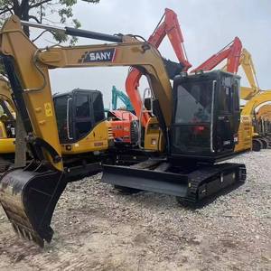 <span class=keywords><strong>Excavadora</strong></span> de cadenas SANY SY75C usada con pocas horas de trabajo, <span class=keywords><strong>excavadora</strong></span> <span class=keywords><strong>pequeña</strong></span> de 7.5 toneladas, acoplador rápido opcional, garra, cucharón para zanjas - Product Image 3