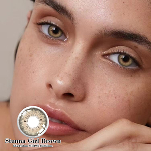 Haipurecon Lentilles correctrices colorées Lentilles de contact vertes Lentilles de couleur Nature Sweety pour les yeux pour peau d'olive Contact vert - Product Image 5
