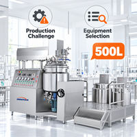 Mélangeur émulsifiant industriel Imberson 500L pour usine cosmétique, homogénéisateur à cisaillement élevé