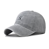 Venta al por mayor de alta calidad ajustable Vintage lavado 6 paneles al aire libre gorra de béisbol Panda bordado ala curva gorra de béisbol personalizada