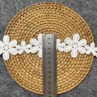 Usine vente broderie 100% Polyester dentelle ruban Guipure dentelle garniture pour accessoires de vêtement
