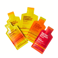Petit sac scellé à trois côtés en papier d'aluminium quantité minimale de commande pour boisson énergisante en gel, jus, gelée, sachet de liquide en forme de bouteille découpée à l'emporte-pièce