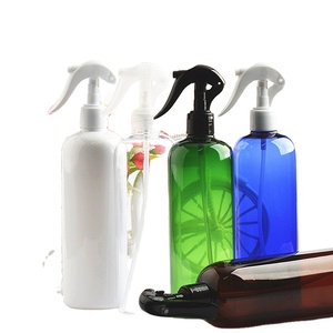 MUESTRA GRATUITA Botella de Plástico PET Vacía de 250ml 300ml 500ml, Azul Ámbar, Redonda, Tipo Boston, con Mini Botella de Plástico Transparente Blanca o Negra - Product Image 4