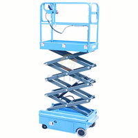 Élévateur à ciseaux mobile vertical automoteur Mini One Two Man Lift Battery Hydraulic Electric Aerial Mobile Scissor Lift