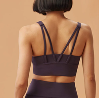 Soutien-gorge de sport respirant pour femme grande taille, bretelles convertibles, coussinets amovibles, sensation seconde peau, design dos nu, idéal pour la gym