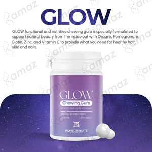 Goma de Mascar OEM <span class=keywords><strong>que</strong></span> Refresca el Aliento y Ayuda a Limpiar los Dientes Aumentando la Producción de Saliva, con Biotina y <span class=keywords><strong>Vitamina</strong></span> <span class=keywords><strong>C</strong></span> - Product Image 4