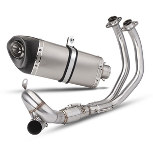 MT07 Sistema Completo Tubo Delantero Modificado para Motocicleta, Silenciador de Escape para MT07, XSR 700, <span class=keywords><strong>MT</strong></span> <span class=keywords><strong>07</strong></span>, 2017 - Product Image 1