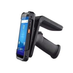 Chainway R6 Handheld Leitor De Sled UHF Barcode Scanner PDA 5.0 RFID UHF com scanner de código QR