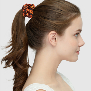 Europeo e americano fantasma teschio scheletro tessuto elastico per Halloween elastici per capelli Vintage retrò coda di cavallo corda per capelli - Product Image 2