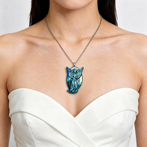 Sculpture d'éléphant en labradorite à reflets arc-en-ciel, magnifique cristal de guérison naturel pour pendentif - Product Image 4