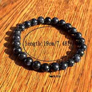 Bracelet en pierre naturelle, perles de verre colorées, bijoux astrologiques, service d'exportation mondial premium, support d'audit d'usine - Product Image 4