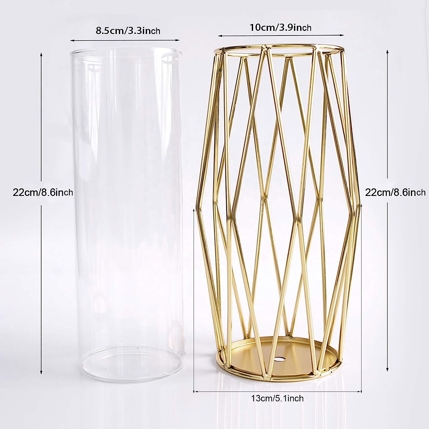 Декоративная ваза из кованого стекла