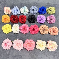 Têtes de roses en soie naturelles faites à la main de qualité supérieure, style naturel, prix de gros, pour mur de fleurs de toile de fond de mariage, DIY