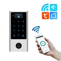 Wasserdichter Großkapazitäts-Kartenleser für 10.000 Karten/Codes mit Tuya WIFI-Zugangskontrolle und OLED-Bildschirm