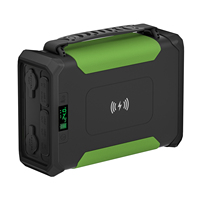 Estación Portátil LiFePO4 de 307.2Wh - Carga Rápida PD de 60W/20W, Carga Inalámbrica, Carga Solar MPPT de 12-24V CC para Campismo al Aire Libre