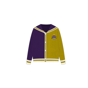 <span class=keywords><strong>Pull</strong></span> en coton de haute qualité pour femmes, couleur contrastée, pour le printemps, chaud, boutonné, col <span class=keywords><strong>marin</strong></span>, élégant, tricoté - Product Image 5