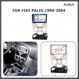 Venta caliente Marco de coche LHD de 9 pulgadas FIAT PALIO 1996-2004 Panel montado en el tablero de navegación GPS en gris Popular para la colocación del tablero - Product Image 2