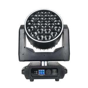 Projecteur à tête mobile 19*15W Bee Eyes pour concerts, spectacles, banquets, clubs, fêtes, avec zoom RGBW 4-en-1 et anneau RGB - Product Image 2