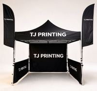 Tente promotionnelle haut de gamme en gros, chapiteau, gazebo, tente personnalisée avec logo, pour exposition, événement, salon professionnel, publicité extérieure