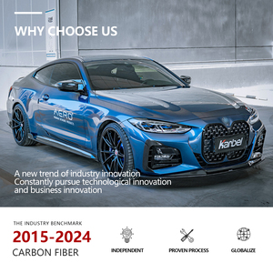 Labbro anteriore in fibra di carbonio personalizzato/a secco per <span class=keywords><strong>BMW</strong></span> <span class=keywords><strong>4</strong></span> <span class=keywords><strong>serie</strong></span> G22/G23 coupé (2021 2024) Carbon secco 3K imbullonato diretto - Product Image 6