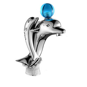 Robinet de lavabo de salle de bain à poignée unique de style animal adorable - Product Image 1