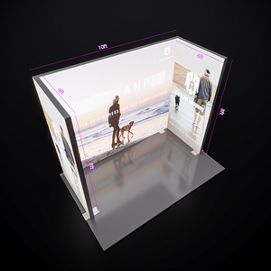 Chất lượng cao nhanh chóng Xây Dựng Thương mại di động hiển thị <span class=keywords><strong>Booth</strong></span> ánh sáng Hộp nền triển lãm <span class=keywords><strong>Booth</strong></span> LED <span class=keywords><strong>Booth</strong></span> - Product Image 5