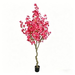 High Quality Real Touch <b>Artificial</b> Silk Bougainvillea <b>Trees</b> Durable <b>Indoor</b> Desktop Plants - Product Image 1