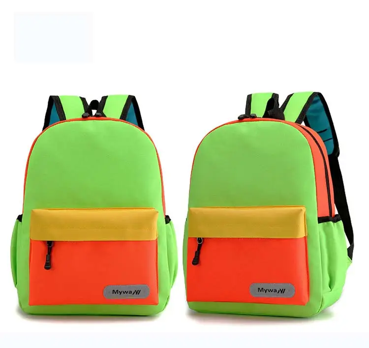 Factory Children School Bags Teenagers Backpacks 600D Primary School Bag for Boys Girls Kids