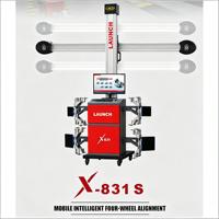 Máquina de Alineación de Ruedas 3D Launch X-831S, Monitor LED de 24 Pulgadas, Alta Precisión, Rango de Medición Amplio, Fuente de Alimentación 1PH AC220V, 1 Año de Garantía