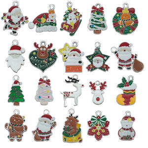 2025 Latest Christmas Collection DIY Accessory Pendant Featuring Reindeer Snowman Santa Claus Fresh <b>Sweet</b> Party <b>Gift</b> <b>Box</b> - Product Image 4