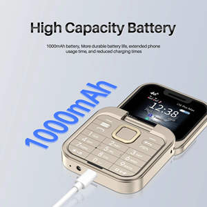 Nouveau téléphone portable pliable mini I16 Pro, radio FM, 2 cartes SIM, GSM, téléphone mobile pour personnes âgées, débloqué - Product Image 2