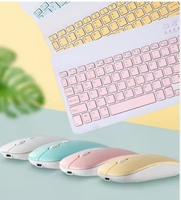 2024 Ultra-mince 10 pouces Rechargeable rvb rétro-éclairé sans fil pour Bluetooth clavier souris Combo USB 104 touches pour appareils mobiles