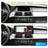 Lecteur DVD de voiture Android 13 8 cœurs 12,3'' 1920*720 8+128G pour BMW X5 E70 X6 E71 CIC CCC DSP 4G Autoradio Car-play