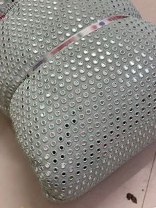 Modern 9mm Heavy Sequence Faux Georgette Fabric Embroidery New Design <b>Tulle</b> Dress <b>Material</b> Weddings Wholesale Price Available - Product Image 3