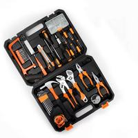 Boîte à outils pour machines domestiques, ensemble d'outils manuels en acier au carbone, tournevis multifonctionnel avec étui rigide pour réparation électrique