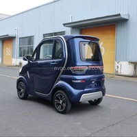 Nouvelle Voiture Électrique Mini 1200W 60V 58Ah Direct Usine Sièges en Cuir 3 Places Caméra Arrière Manuelle Volant à Gauche CEE 45km/h