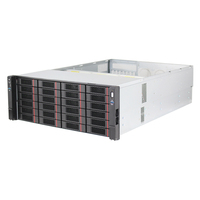 ODM Offre Spéciale M465-24 4U Hot-swap 24 baies châssis de serveur énorme mallette de rangement 12Gb Mini-sas fond de panier 7 fentes d'extension pleine hauteur