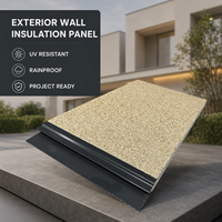 Panneau mural en métal isolé en PU de 16 mm pour la décoration murale extérieure et la finition de façade