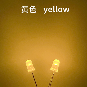 Diodo LED DIP de 3mm y 5mm con efecto de parpadeo de vela, luz cálida blanca, roja y amarilla, intermitente - Product Image 5