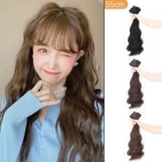 Parte de LEA-L1079 WAE (1P) Largo rizado 55CM pelo indio vietnamita estilo Afro rizado Super doble extremos estirados 8-36 pulgadas - Product Image 1