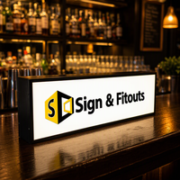 Maßgefertigter 3D LED Leuchtkasten Acryl-Schild Fernbedienung AC Mehrfarbiges Neon für Autohersteller Werbung Anpassbare Shop-Logos