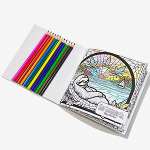 Livre de coloriage pour adultes avec impression personnalisée, <span class=keywords><strong>dessin</strong></span> <span class=keywords><strong>gratuit</strong></span>, soulagement du stress, activité de pleine conscience, cadeau pour adultes et adolescents, ensemble de pages à colorier - Product Image 2