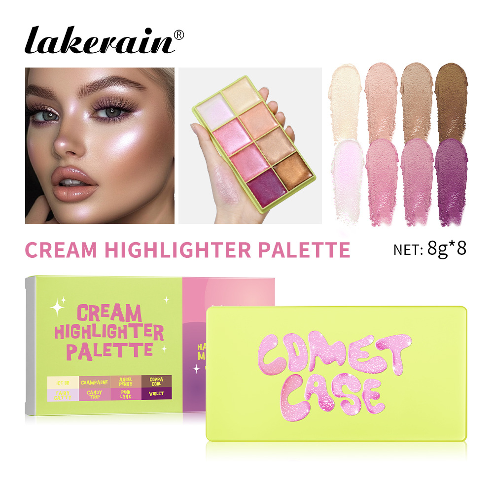 Palette di evidenziatori a 8 colori