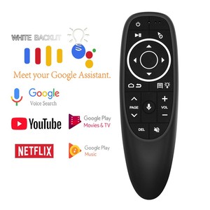 Ratón volador G10S <span class=keywords><strong>PRO</strong></span> con voz de 2,4G, giroscopio de 6 ejes con retroiluminación, control remoto por aire IR, para Android TV Box X88 Mini M8s <span class=keywords><strong>A95x</strong></span> - Product Image 3