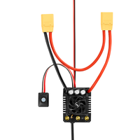 Hobbywing EZRUN MAX8 G2S 160A/1050A ESC sin Escobillas con Sensor 3-6S Lipo, Control Electrónico de Velocidad Impermeable para Autos y Camionetas RC 1/8