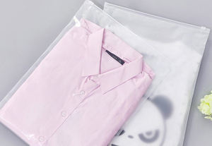 ถุงซิปพิมพ์บรรจุภัณฑ์ Pe เสื้อยืดเสื้อผ้าบรรจุภัณฑ์เลื่อนเสื้อผ้าพลาสติกแพคเกจที่กำหนดเองช้อปปิ้งหดถุง - Product Image 2