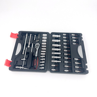 Ensemble d'outils de réparation professionnels de 50 pièces pour usage domestique comprenant une faucille dans un boîtier de protection en aluminium Outils automobiles par mécanicien